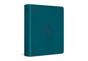 ESV Journaling Bible - TruTone®, Deep Teal, Fleur-de-lis Design
