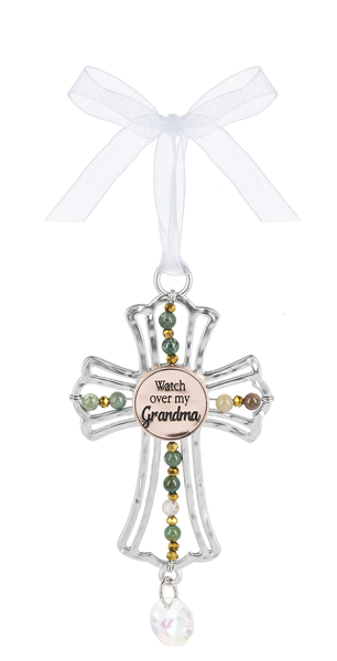 Cross Ornament - Watch over my Grandma