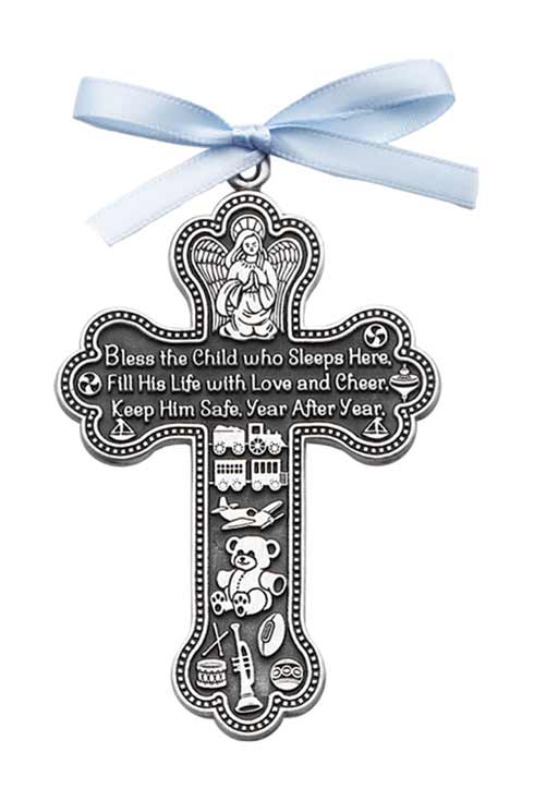 Baby Boy Crib Cross