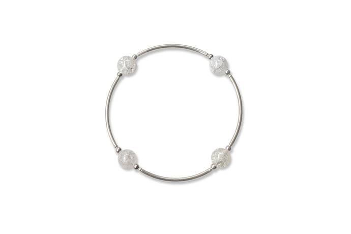 8mm Snowflake Quartz Blessing Bracelet