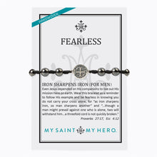 Load image into Gallery viewer, Fearless Iron Sharpens Iron Blessing Bracelet