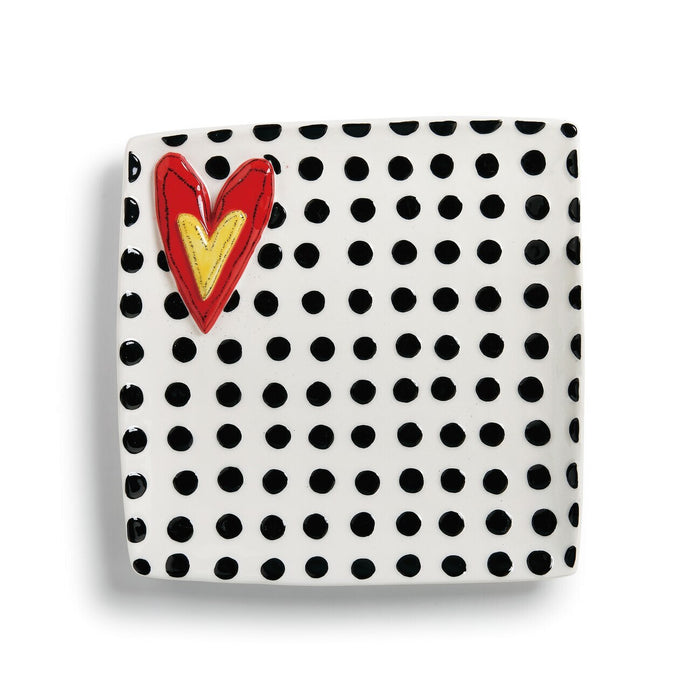 Black Dots Platter from Heartful Home