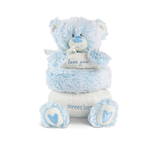Load image into Gallery viewer, Stackable Plush Teddy - Blue
