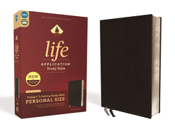 Niv, Life Application Study Bible, Third Edition, Personal Size, Bonded Leather, Black, Red Letter Edition (NIV Life Application Study Bible, Third Edition)