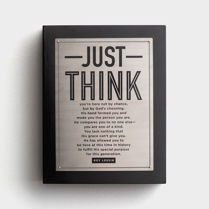 Just Think - Plaque