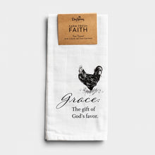 Load image into Gallery viewer, Grace - Farm Fresh Faith Tea Towel