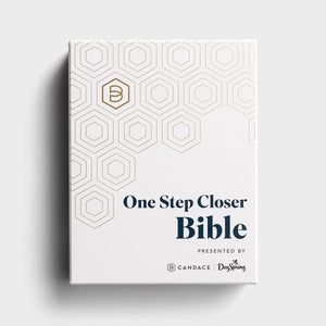 Candace Cameron Bure - One Step Closer - NLT Bible - Gold LeatherLike