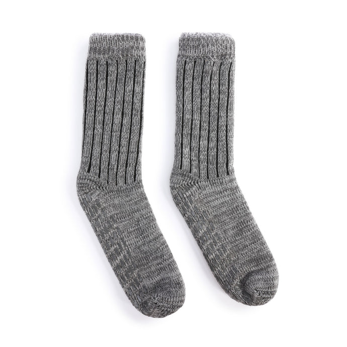 Giving Collection Men's Slipper Socks in Gray