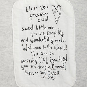 Bless You Blanket Cotton Sweatshirt Material