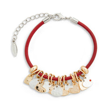 Load image into Gallery viewer, Charm Bracelet - Red Heart