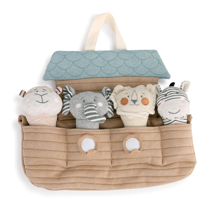 Noah's Ark with Squeakers plush toy set